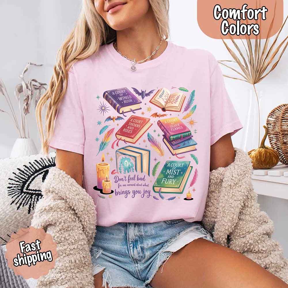 Velaris Book Lover Tee – Comfort Colors Bat Boys SJM Gift Adorb Custom Tees
